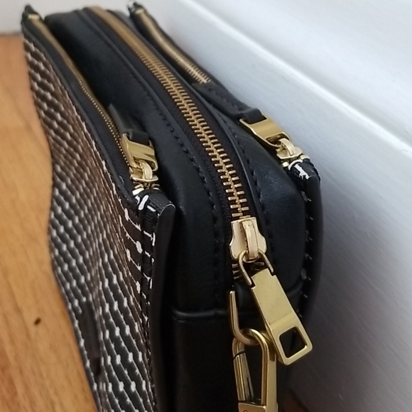 Fossil Campbell Crossbody, in Black Stripe - Picture 3 of 7